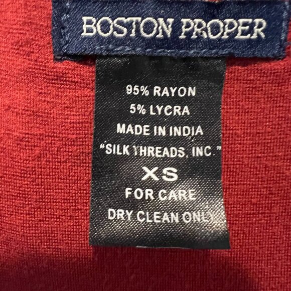 Boston Proper Rust Embroidered Sequined Racerback Tank Top, Size XS - Picture 13 of 13